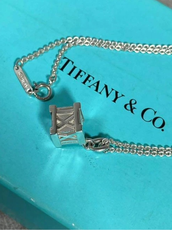 Tiffany & Co. Jewelry - Tiffany & Co. Atlas Pendant Necklace VINTAGE  925 Silver